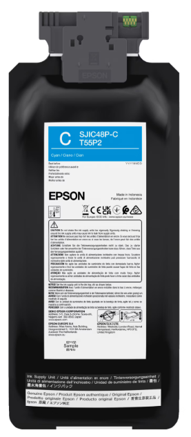 Epson ColorWorks C8000e Kartuş Cyan - SJIC48P-C
