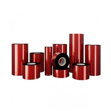 110 mm x 74 mt Wax Ribon Kırmızı