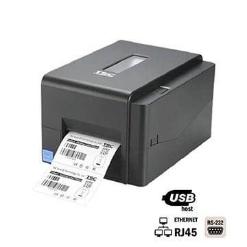 TSC TE-210 Masaüstü Barkod / Etiket Yazıcı (ETH)