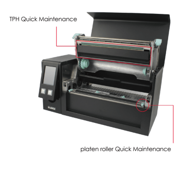 Godex HD830i (300DPI) Endüstriyel Barkod / Etiket Yazıcı (Geniş Kafa)